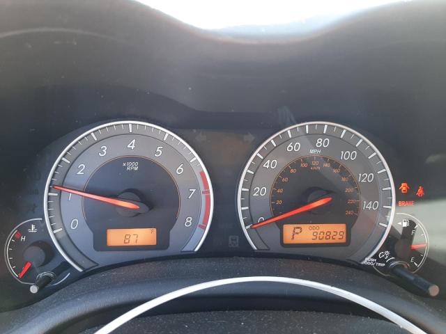 2T1BU4EE9AC426334 - 2010 TOYOTA COROLLA BASE RED photo 9