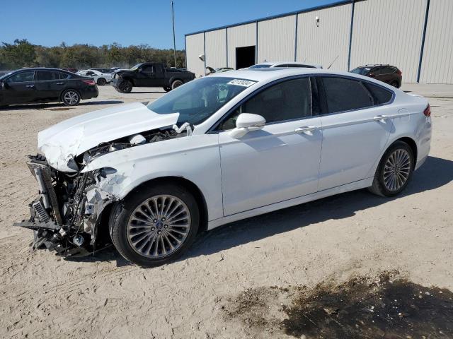 3FA6P0K90GR361276 - 2016 FORD FUSION TITANIUM WHITE photo 1