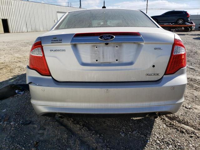 3FAHP0JG4CR338246 - 2012 FORD FUSION SEL WHITE photo 6