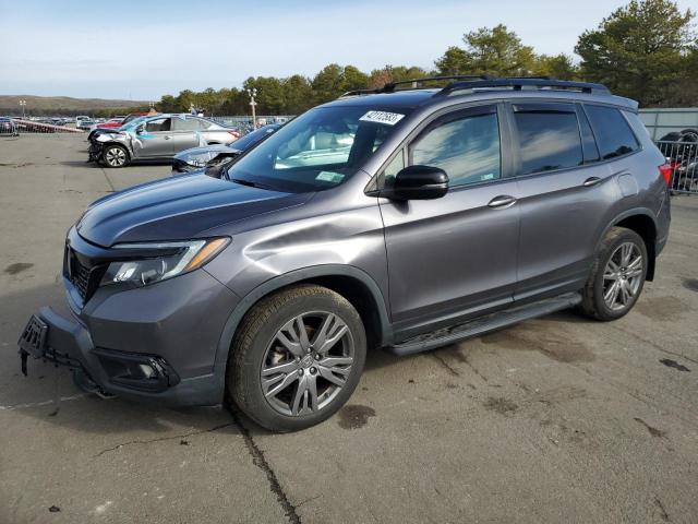 5FNYF8H52KB025874 - 2019 HONDA PASSPORT EXL GRAY photo 1