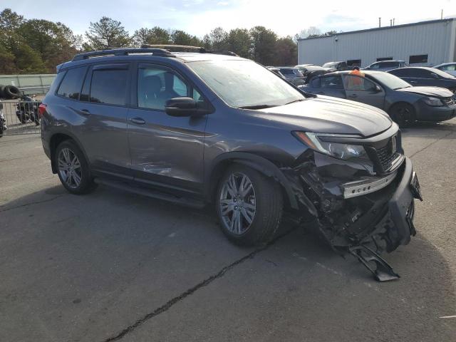 5FNYF8H52KB025874 - 2019 HONDA PASSPORT EXL GRAY photo 4