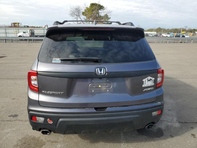 5FNYF8H52KB025874 - 2019 HONDA PASSPORT EXL GRAY photo 6