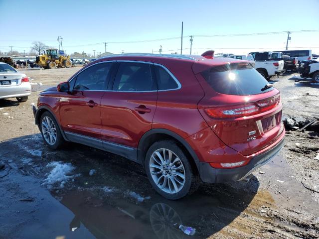5LMCJ3C96HUL61848 - 2017 LINCOLN MKC BLACK RESERVE Kırmızı fotoğraf 2