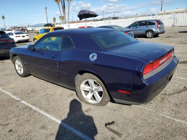 2C3CDYAG0EH204316 - 2014 DODGE CHALLENGER SXT BLUE photo 2