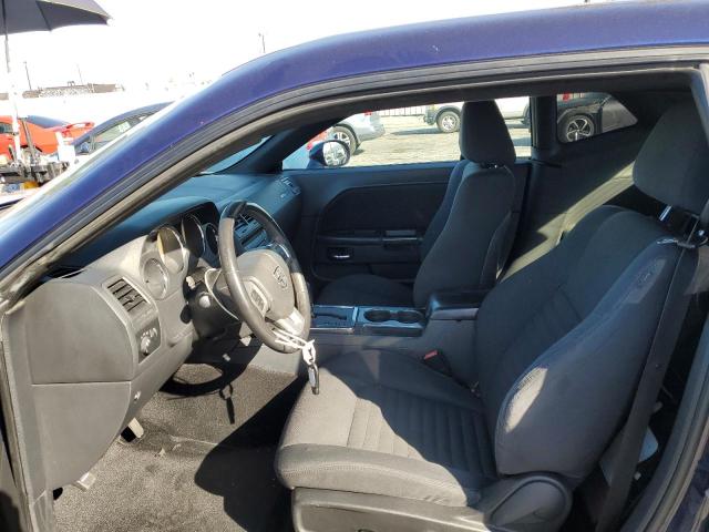 2C3CDYAG0EH204316 - 2014 DODGE CHALLENGER SXT BLUE photo 7