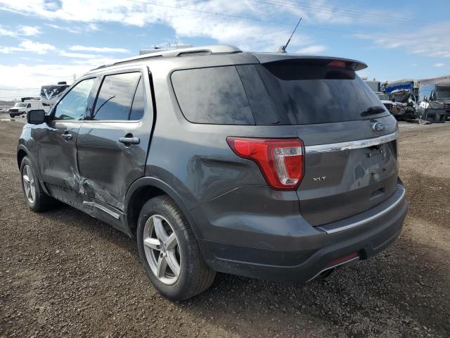 1FM5K7DH5JGC55417 - 2018 FORD EXPLORER XLT GRAY photo 2