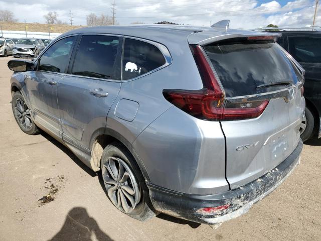 7FARW2H83NE049525 - 2022 HONDA CR-V EXL SILVER photo 2