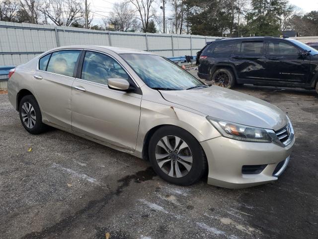 1HGCR2F39DA116783 - 2013 HONDA ACCORD LX GOLD photo 4