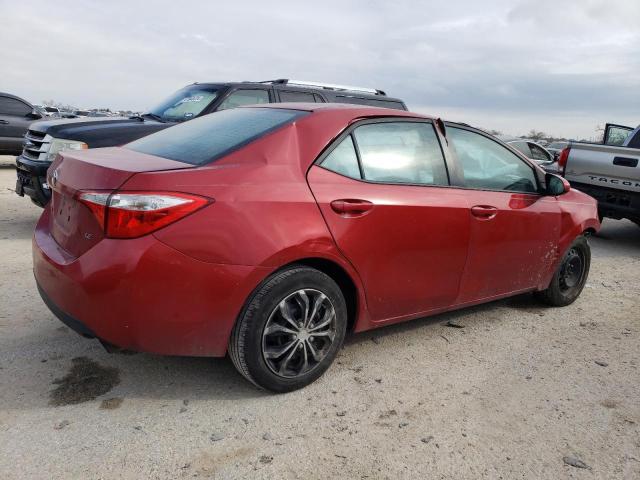 5YFBURHEXFP231780 - 2015 TOYOTA COROLLA L RED photo 3