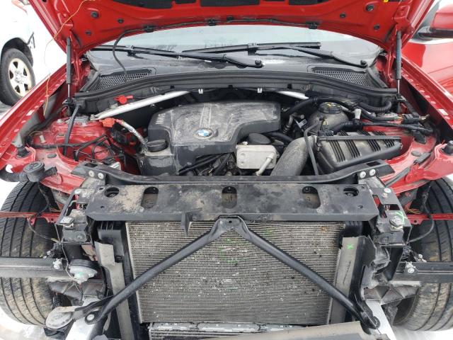 5UXXW3C59H0T78849 - 2017 BMW X4 XDRIVE28I წითელი ფოტო 12