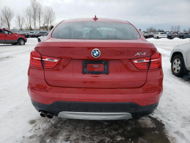 5UXXW3C59H0T78849 - 2017 BMW X4 XDRIVE28I წითელი ფოტო 6