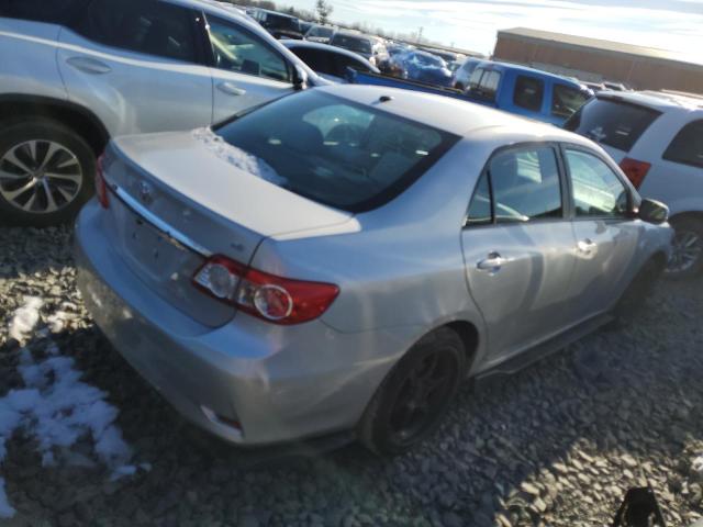 2T1BU4EEXBC736297 - 2011 TOYOTA COROLLA BASE SILVER photo 3