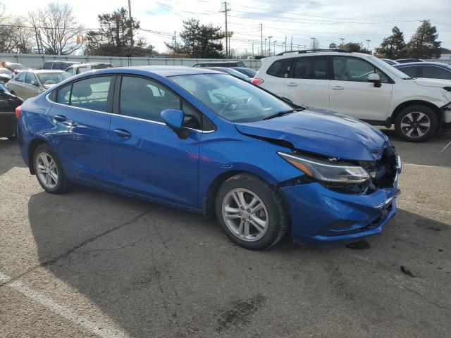 1G1BE5SM4H7135078 - 2017 CHEVROLET CRUZE LT BLUE photo 4