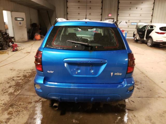 5Y2SL65818Z411514 - 2008 PONTIAC VIBE BLUE photo 6