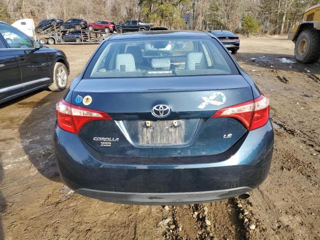 2T1BURHE0HC870432 - 2017 TOYOTA COROLLA L BLUE photo 6