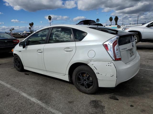 JTDKN3DU4F0479332 - 2015 TOYOTA PRIUS WHITE photo 2