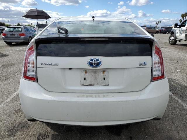 JTDKN3DU4F0479332 - 2015 TOYOTA PRIUS WHITE photo 6