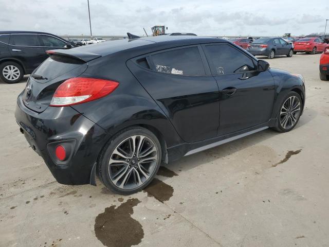 KMHTC6AEXGU250538 - 2016 HYUNDAI VELOSTER TURBO BLACK photo 3