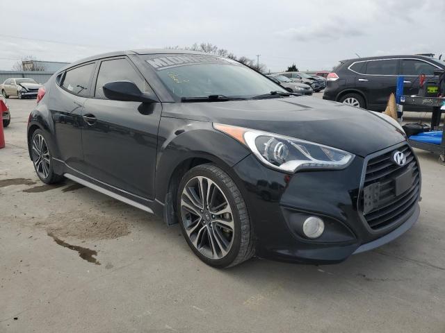 KMHTC6AEXGU250538 - 2016 HYUNDAI VELOSTER TURBO BLACK photo 4