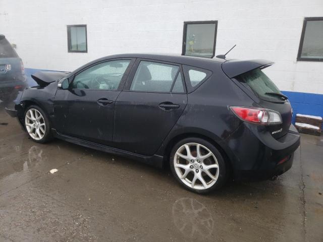JM1BL1H38A1323289 - 2010 MAZDA SPEED 3 შავი ფოტო 2