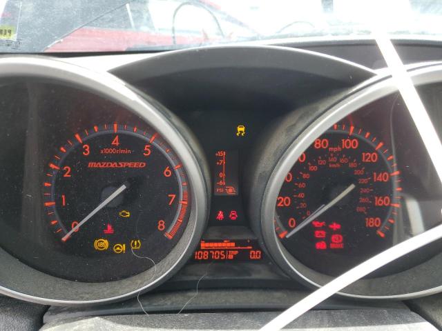 JM1BL1H38A1323289 - 2010 MAZDA SPEED 3 შავი ფოტო 9