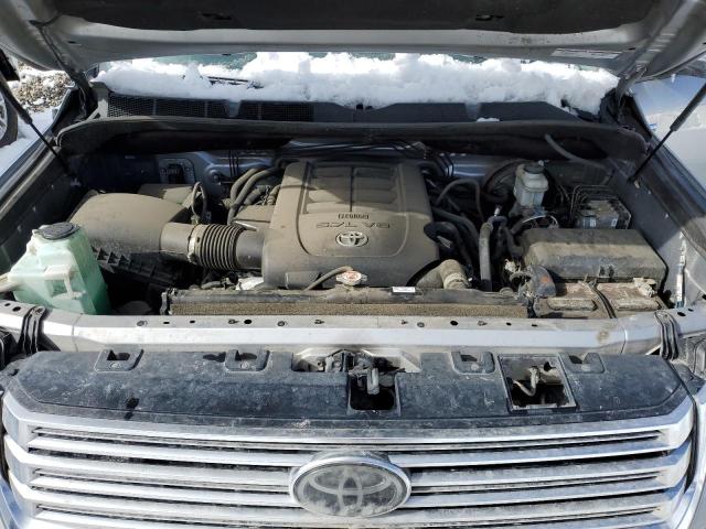 5TFHY5F12JX688701 - 2018 TOYOTA TUNDRA CREWMAX LIMITED SILVER photo 11