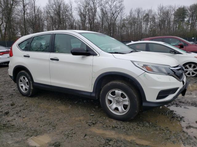 5J6RM4H31FL045340 - 2015 HONDA CR-V LX WHITE photo 4