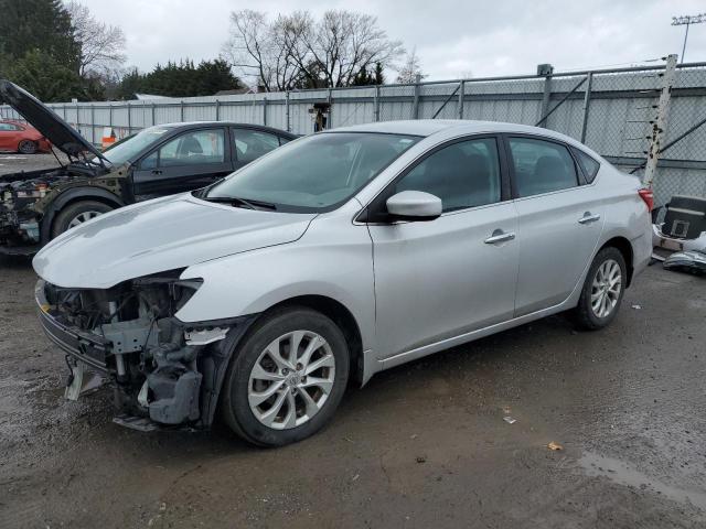 3N1AB7AP9KL604688 - 2019 NISSAN SENTRA S SILVER photo 1