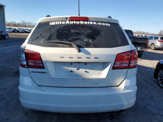 3C4PDCAB7JT517949 - 2018 DODGE JOURNEY SE WHITE photo 6