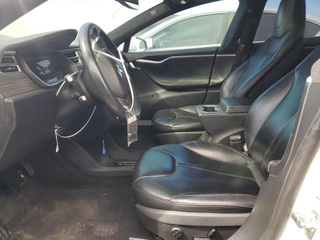 5YJSA1E23FF107267 - 2015 TESLA MODEL S WHITE photo 7