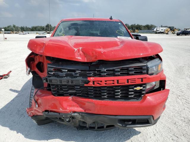 1GCPWBEKXNZ229808 - 2022 CHEVROLET SILVERADO C1500 CUSTOM RED photo 5