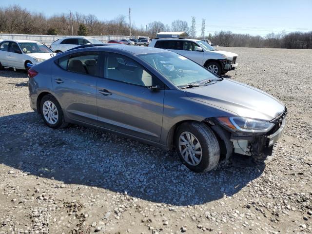 5NPD74LFXJH392249 - 2018 HYUNDAI ELANTRA SE GRAY photo 4