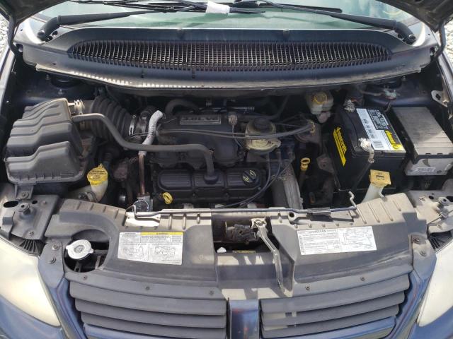 2D4GP44L87R270117 - 2007 DODGE GRAND CARA SXT BLACK photo 12