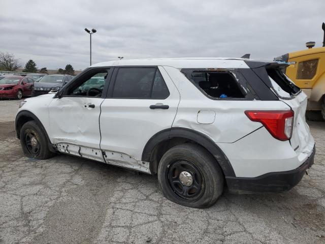 1FM5K8AB2NGA41836 - 2022 FORD EXPLORER POLICE INTERCEPTOR WHITE photo 2