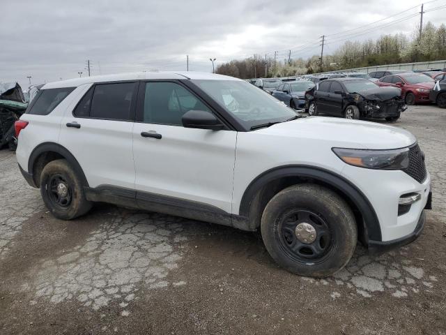 1FM5K8AB2NGA41836 - 2022 FORD EXPLORER POLICE INTERCEPTOR WHITE photo 4