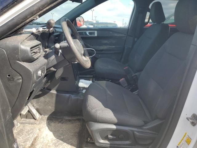1FM5K8AB2NGA41836 - 2022 FORD EXPLORER POLICE INTERCEPTOR Սպիտակ լուսանկար 7