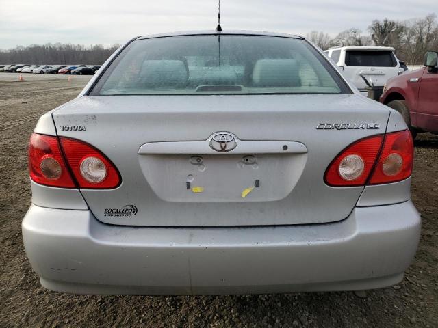 2T1BR32E48C938352 - 2008 TOYOTA COROLLA CE SILVER photo 6