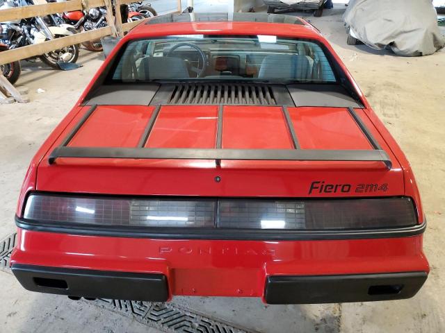 1G2AF37RXEP264984 - 1984 PONTIAC FIERO SE RED photo 6