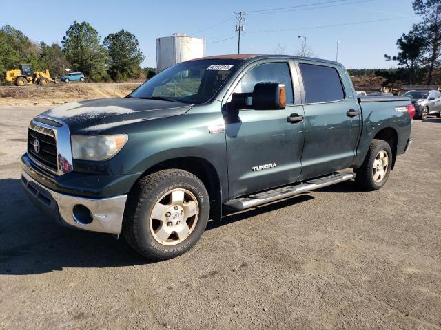 5TBEV54138S475943 - 2008 TOYOTA TUNDRA CREWMAX GREEN photo 1