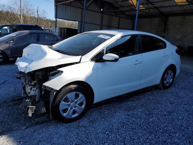 3KPFK4A74HE028605 - 2017 KIA FORTE LX WHITE photo 1