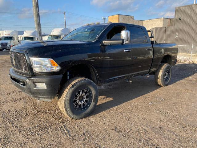 3C6UD5FLXCG197187 - 2012 DODGE RAM 2500 LARAMIE BLACK photo 2