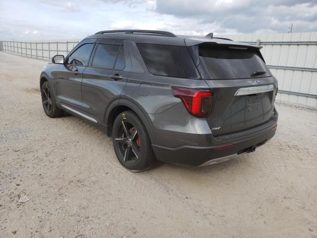 1FMSK7DH1LGB47673 - 2020 FORD EXPLORER XLT GRAY photo 2