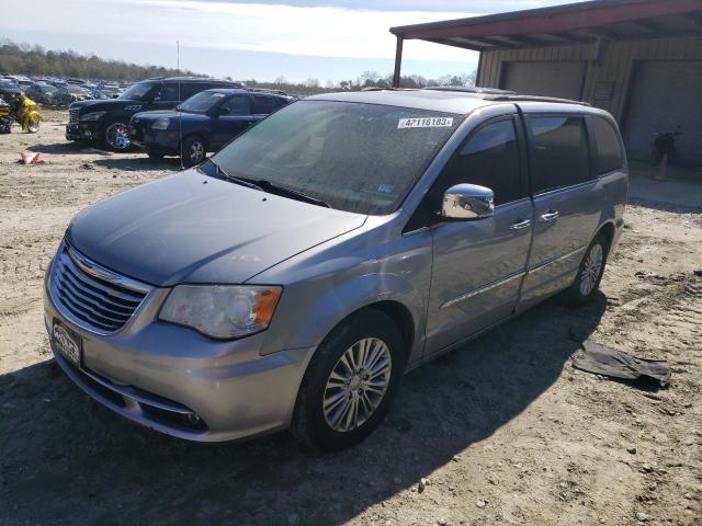 2C4RC1CG7DR805891 - 2013 CHRYSLER TOWN & COU TOURING L SILVER photo 1