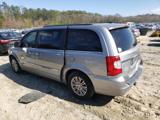 2C4RC1CG7DR805891 - 2013 CHRYSLER TOWN & COU TOURING L SILVER photo 2