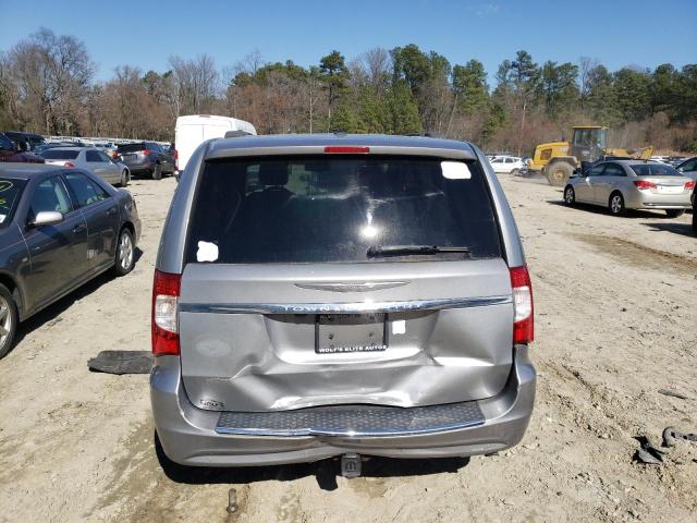 2C4RC1CG7DR805891 - 2013 CHRYSLER TOWN & COU TOURING L SILVER photo 6