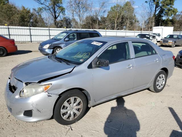 1NXBU4EE1AZ347769 - 2010 TOYOTA COROLLA BASE SILVER photo 1