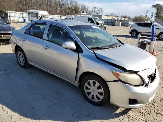 1NXBU4EE1AZ347769 - 2010 TOYOTA COROLLA BASE SILVER photo 4