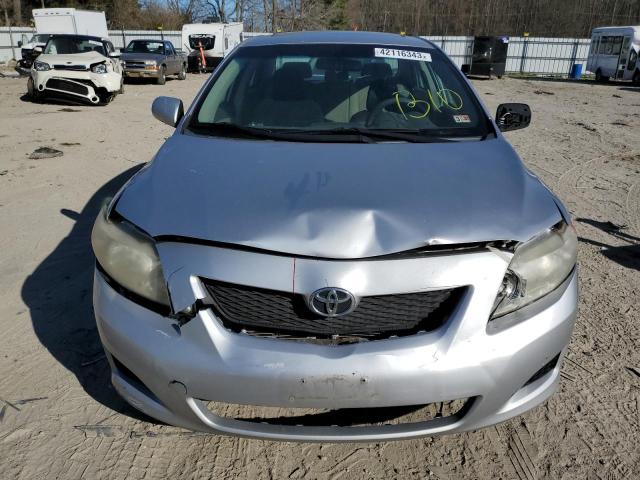 1NXBU4EE1AZ347769 - 2010 TOYOTA COROLLA BASE SILVER photo 5