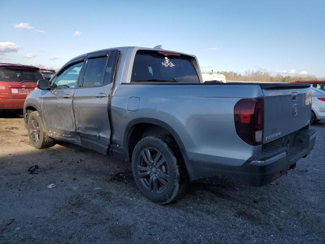 5FPYK3F19LB030271 - 2020 HONDA RIDGELINE SPORT SILVER photo 2