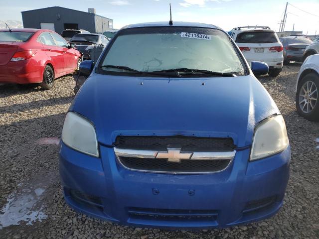 KL1TD56E69B628137 - 2009 CHEVROLET AVEO LS BLUE photo 5